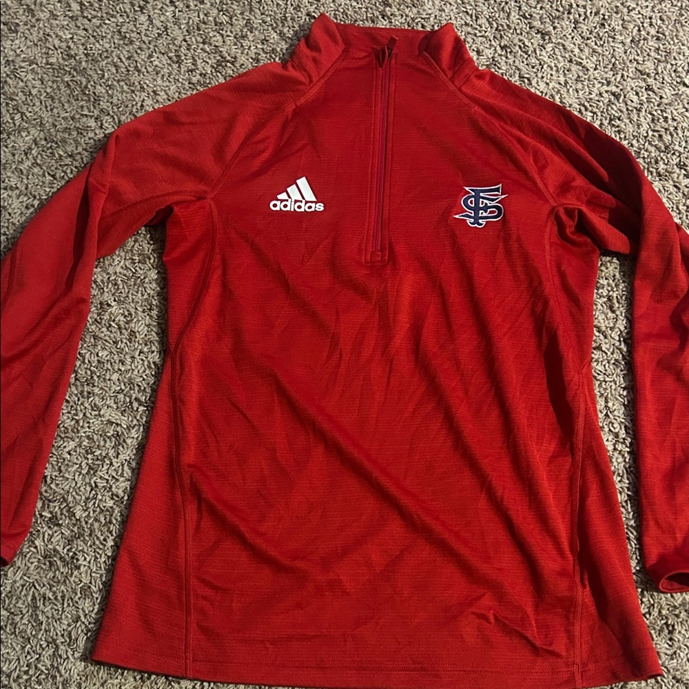 Adidas Scarlet Quarter-Zip Top